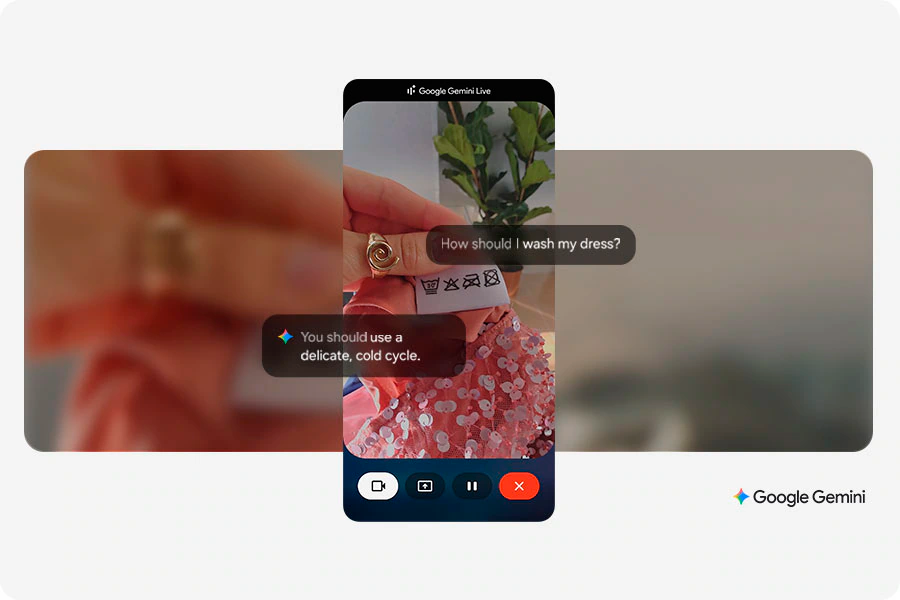 Habla con Gemini sobre que lo que ves